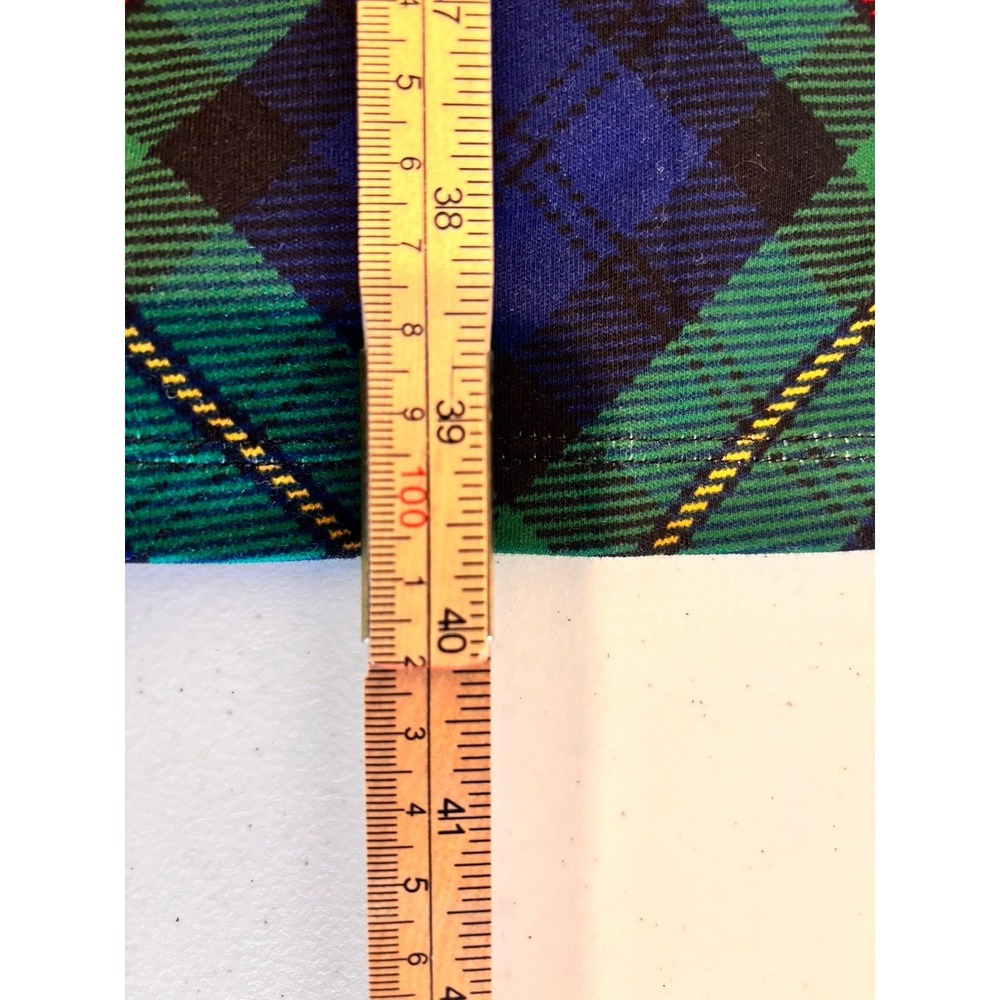 NWT Talbots A Line Dress Women XL Green Plaid - Picture 8 of 10